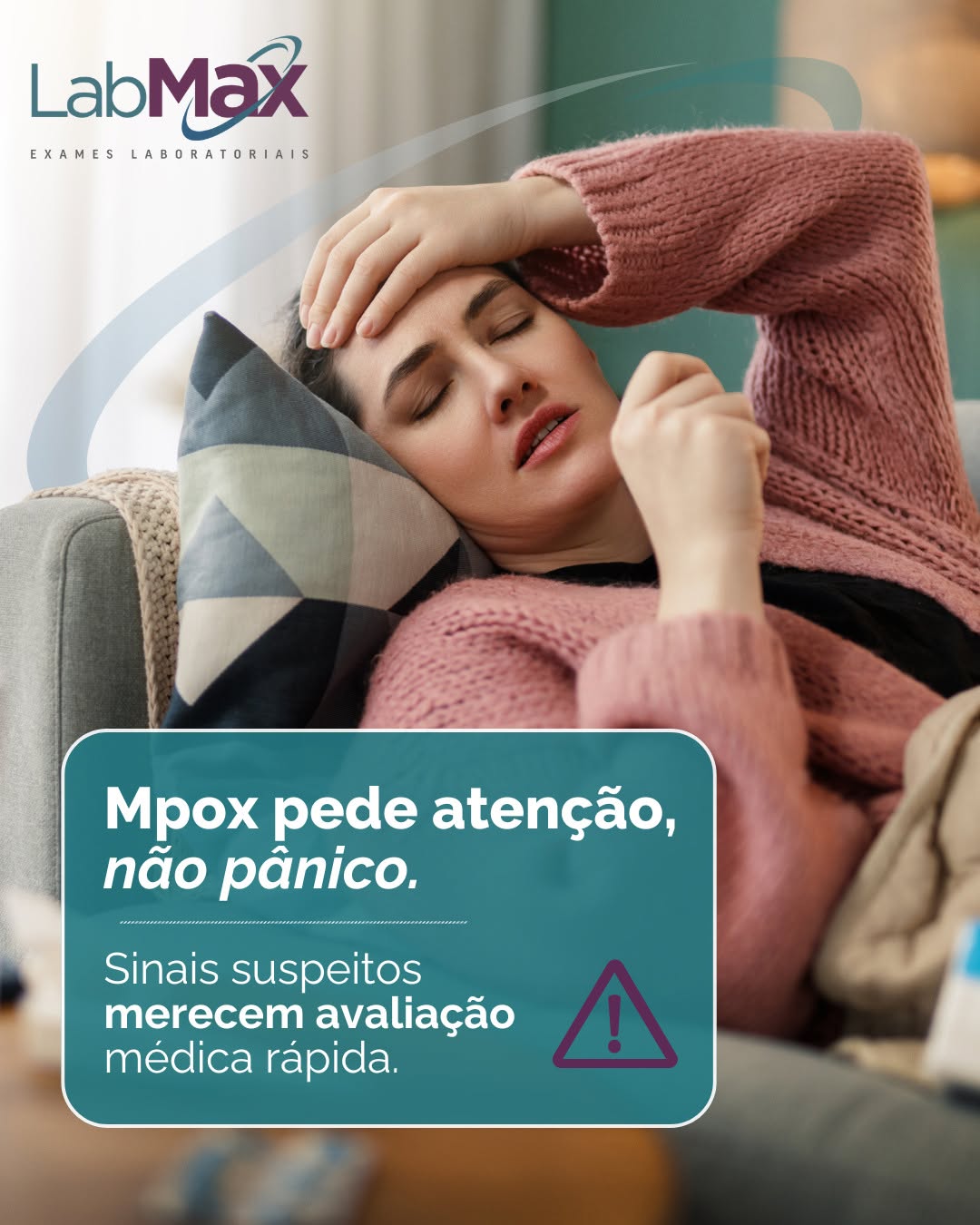 Lesões na pele, febre, mal-estar, dor no corpo e aumento de gânglios podem acender um alerta. Em situações assim, o mais importante é buscar avaliação médica rapidamente e evitar automedicação ou exposição desnecessária.

Quando houver indicação clínica e conforme protocolo, o médico pode solicitar teste molecular (PCR) para investigação.

O laboratório entra como apoio técnico nesse processo, sempre com responsabilidade e sem alarmismo.

📍 Av. Ipiranga, 4343 - Zona I, Umuarama - PR.
📞 (44) 3055-3255

#Mpox #SaúdeComResponsabilidade #PCR