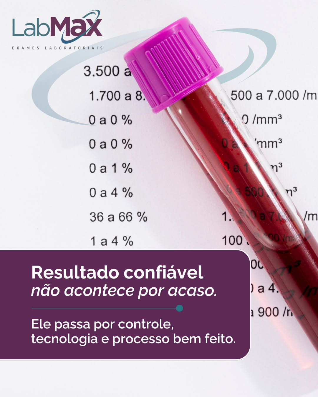 Quando um exame chega às mãos do paciente, existe um caminho técnico por trás desse resultado.

No Labmax, qualidade laboratorial envolve padronização de processos, controle interno, rastreabilidade e tecnologia aplicada à rotina. Isso significa mais segurança em cada etapa, da coleta até a liberação do laudo.

É esse cuidado técnico que fortalece a confiança do médico, do paciente e da empresa que conta com o laboratório no dia a dia.

📍 Av. Ipiranga, 4343 - Zona I, Umuarama - PR.
📞 (44) 3055-3255

#QualidadeLaboratorial #ResultadoConfiável #TecnologiaNoLaboratório
