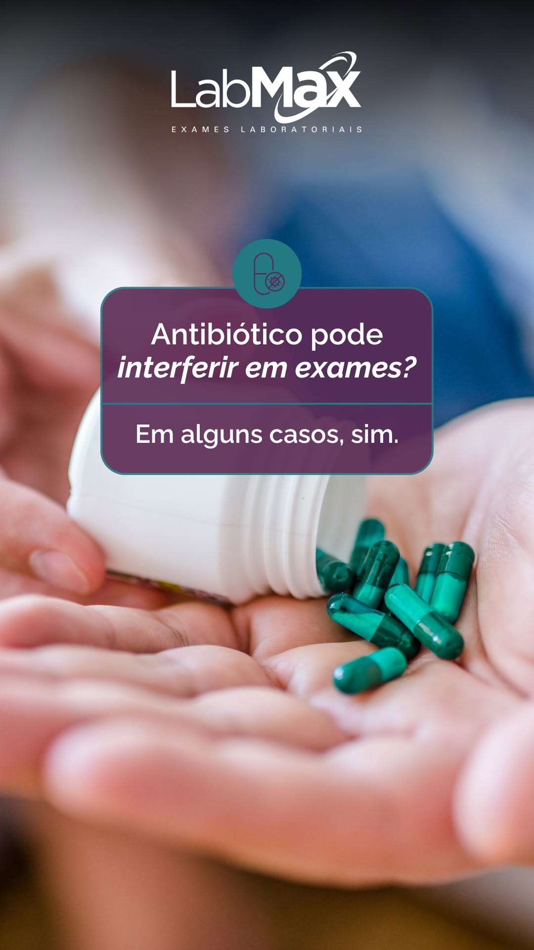 Uma dúvida comum entre pacientes é se o uso de antibióticos pode interferir nos exames laboratoriais.

Em alguns casos, medicamentos podem influenciar determinados resultados ou até exigir ajustes na interpretação médica.

Por isso, sempre que for realizar exames, informe à equipe do laboratório todos os medicamentos e suplementos que está utilizando.

Essa informação ajuda a evitar interpretações equivocadas ou repetições desnecessárias de exames.

📍 Av. Ipiranga, 4343 - Zona I, Umuarama - PR.
📞 (44) 3055-3255

#Antibiótico #ExamesLaboratoriais #OrientaçãoParaExames